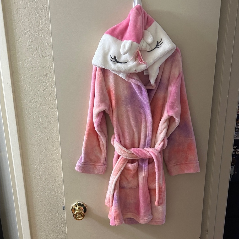 Cuddl Duds Multicolor Kids Hooded Pajama Robe